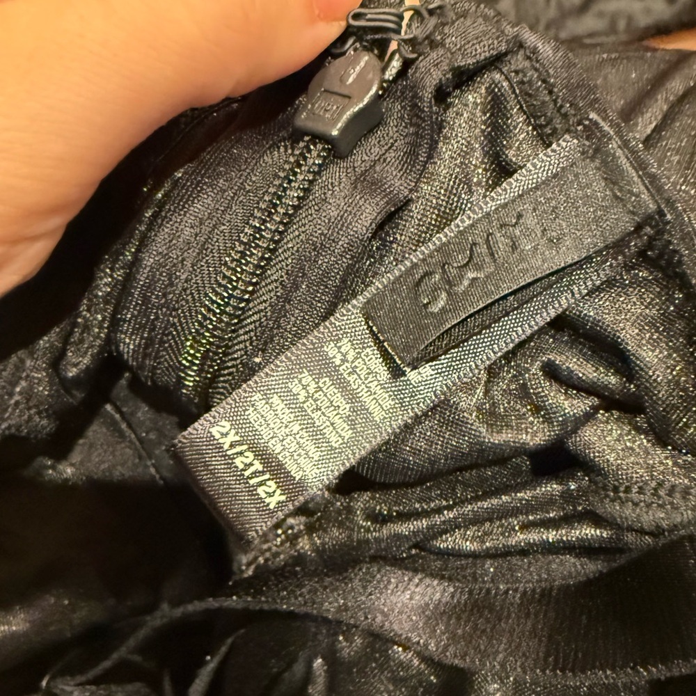 SKIMS /  Glissenette Catsuit  Black ONYX jumpsuit bodysuit 2X - Picture 4 of 4